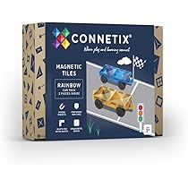 CONNETIX Rainbow Motion Pack, 24 Pieces : Amazon.in: Toys & Games